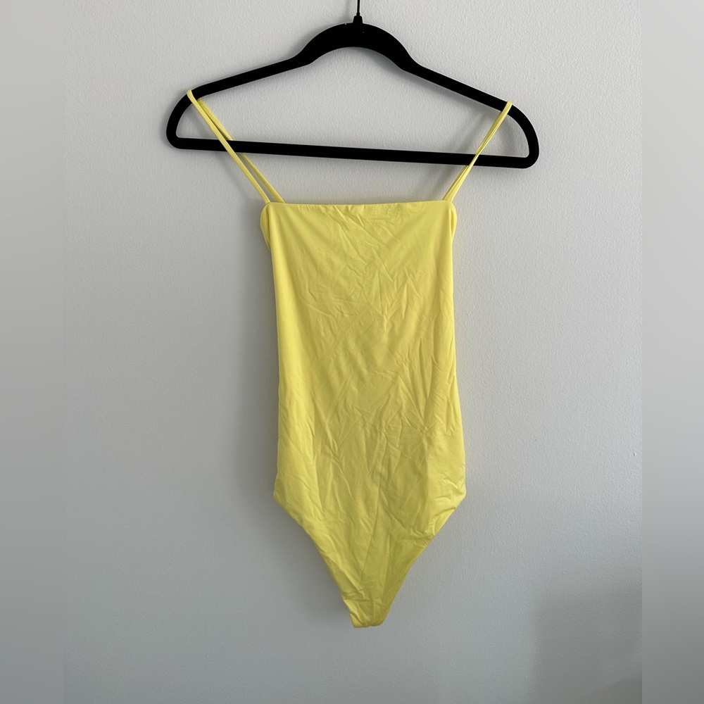 Wilfred Aritzia Yellow Bodysuit
